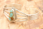 Native American Indian Jewelry Genuine Number 8 Mine Turquoise Bracelet